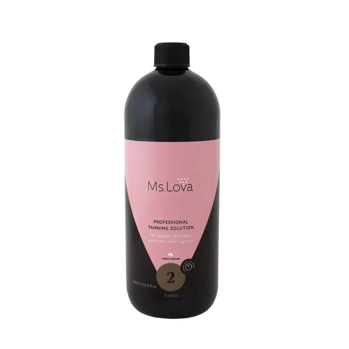 Professional Tanning Solution – Dark 2 1L - Ms.Lova tan