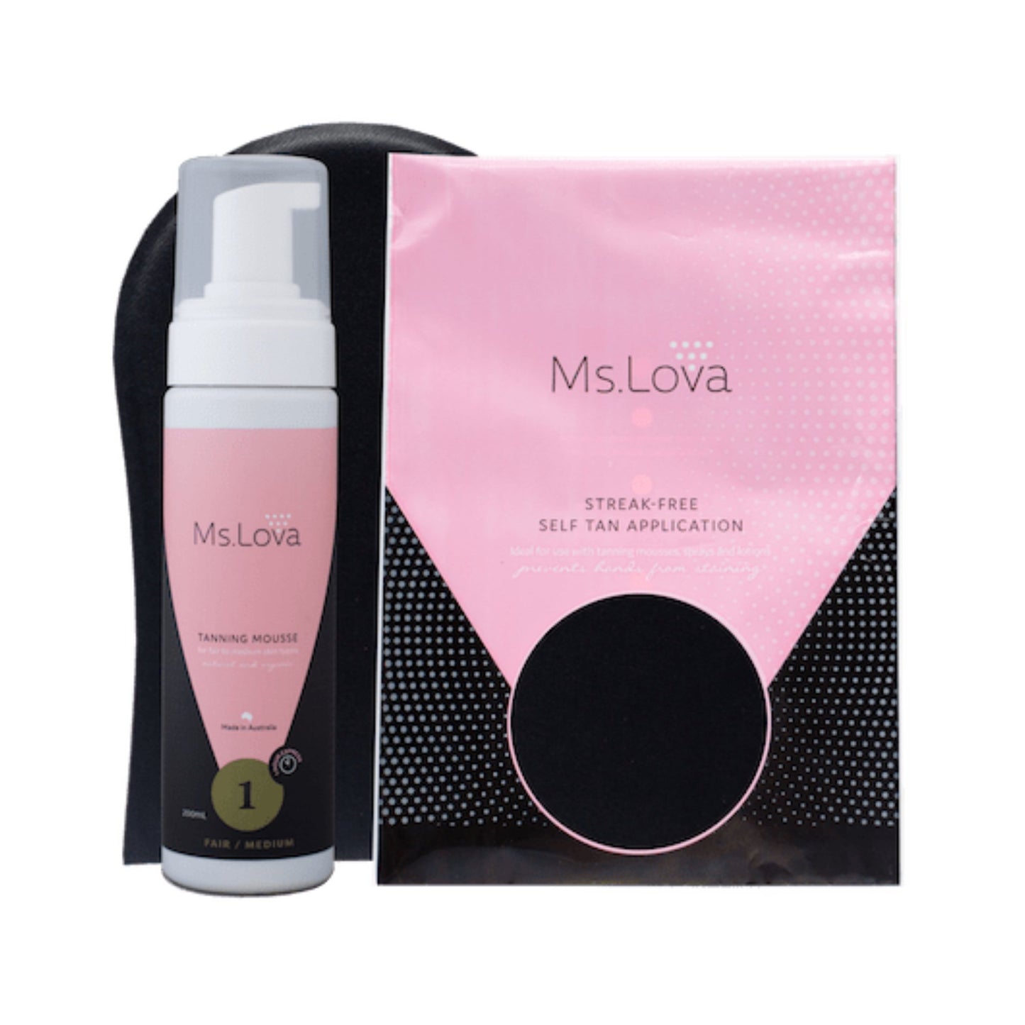 Tanning Mousse Gift Set 200ml - Ms.Lova tan