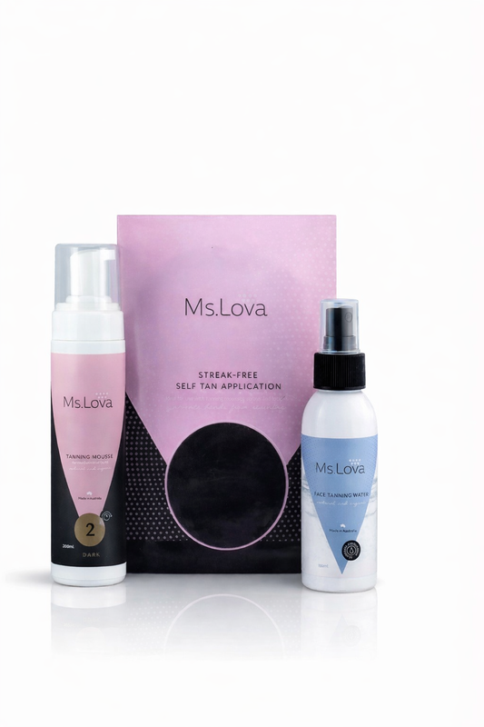 Face & Body Self Tan Bundle + Free Mitt - | Ms.Lova Australia